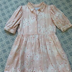 Hunter Bell McCauley Dress in Abstract Coral, Size Medium